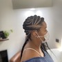 Takedown of braids