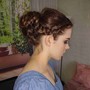 Hair Style with Added Extensions (Non-Bridal)