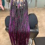 Medium Knotless Braids