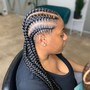 2 Feed-in braids