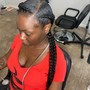 2 Feed-in braids