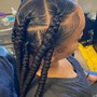 2 Feed In Braids