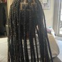 Wand / Barrel Curls, Netting, Women's Cut