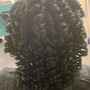 Relaxer touch up on sides and back