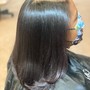 Shampoo Blowout and flatiron