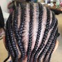 Cornrows for Weave w/o Shampoo/ Blow-Dry