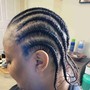 Cornrows for Weave w/o Shampoo/ Blow-Dry