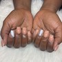 French tip/ Outline polish