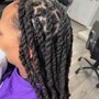 Braided feed in pony