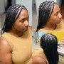 Smedium Knotless/Box Braids