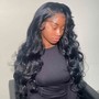 Lace frontal Wig Install + wig provided by me