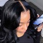 Lace frontal Wig Install + wig provided by me