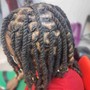 Comb twist Starter Locs Full Head