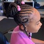 Small lemonade feedin ponytail Braids