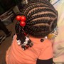 Small lemonade feedin ponytail Braids