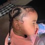 Small lemonade feedin ponytail Braids