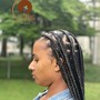 Small knotless braids (touch-up)