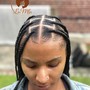 Small knotless braids (touch-up)