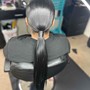 Feed in Braids ponytail