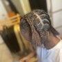 Kid's medium Knotless braids