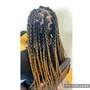 Box Braid Take Down