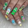 Extreme Nail Art 4 Fingers