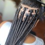 Large Knotless Braids