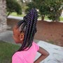 Braided ponytail-medium size