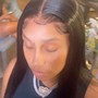 Half up half down Weave