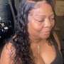 Half up half down Weave