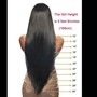 Silk Press: thick & long hair