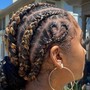 French curl braids