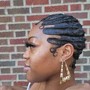 Natural Hair Braids style (women)