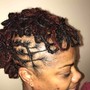 Woman Loc Retwist (ear length)