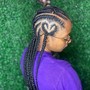 10 or More Feed in Braids