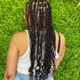 Goddess Knotless Braids Medium/Large