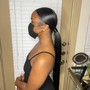 Ponytail with Brazilian hair