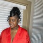 Ponytail with Brazilian hair