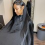 Ponytail with Brazilian hair