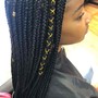 Knotless box braids