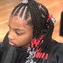 Knotless box braids