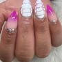 Extreme Nail Art 4 Fingers