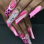 Intricate Nail Art 2 Nails