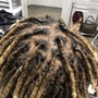 Loc tips colored