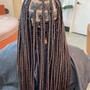 Large Knotless Braids