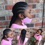 2 Layer Feed-in Tribal Braids SMALL