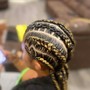 8 to 10 Feed In Braids