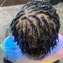 Shampoo and Retwist (Ear to Shoulder Length)