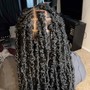 Small Individual Crochet Braids/locs w/ wash included