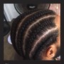 Male block braids